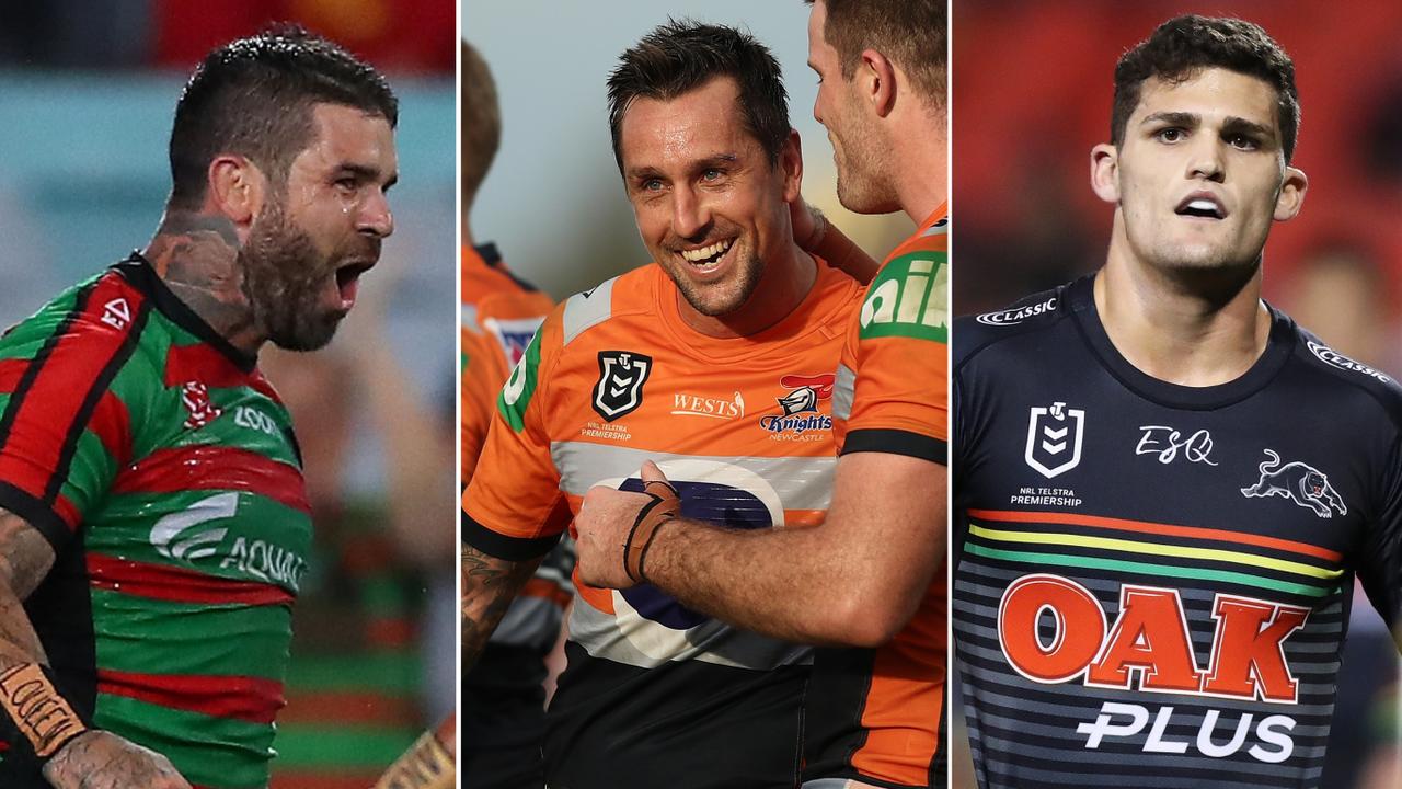 Adam Reynolds, Mitchell Pearce and Nathan Cleary are vying for the Blues halfback jersey.