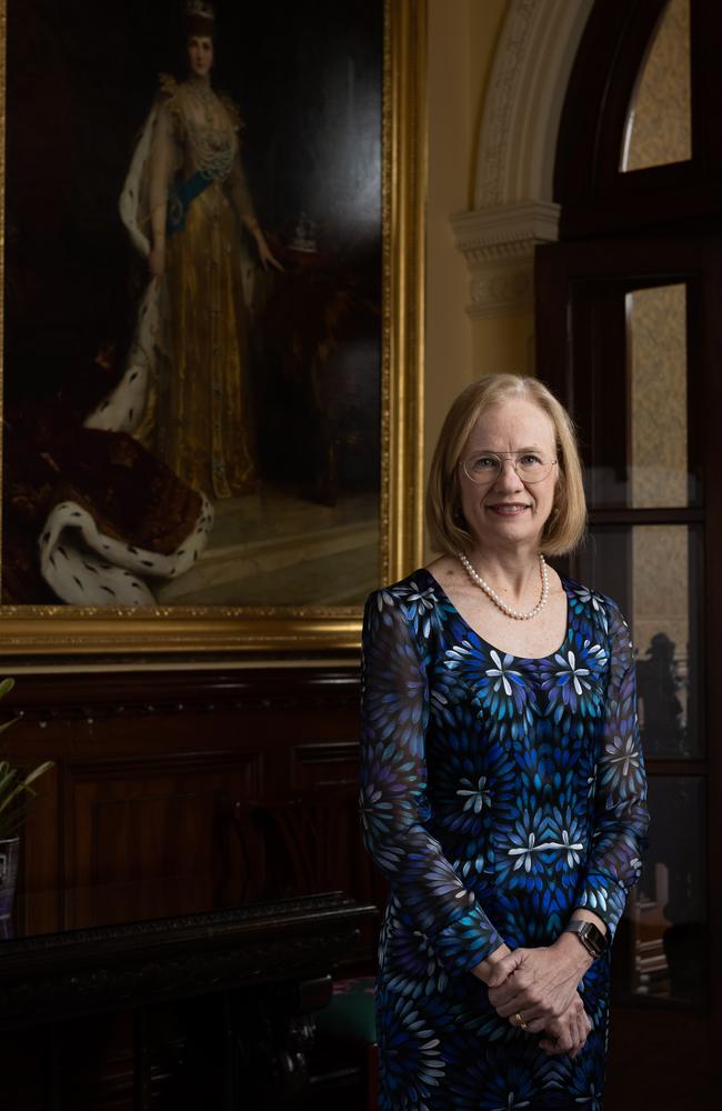 New Governor Jeannette Young at Government House. Picture: David Kelly