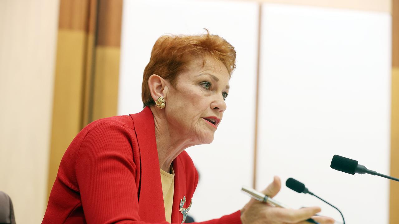 One Nation leader Pauline Hanson says Jacqui Lambie needs to take her own advice. Picture: NCA NewsWire / Gary Ramage