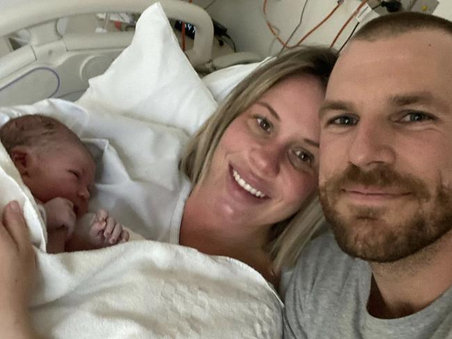 Baby joy for sporting heroes