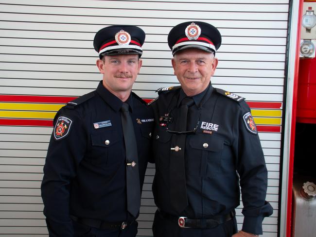 Inspiring father-son firefighting duo Ben and Mark Sullivan have a fantastic story (Photo: QFES)