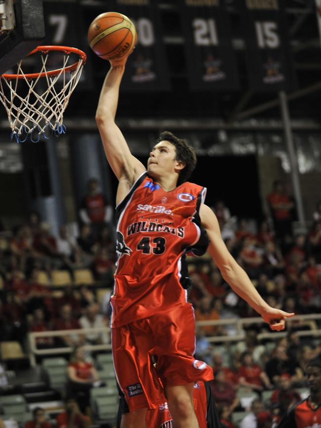 A young Chris Goulding in 2008, showing his potential in Perth kit. Picture: Kerris Berrington