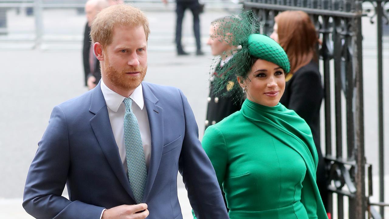 Prince Harry and Meghan Markle are in lockdown in Canada. Picture: Getty Images.