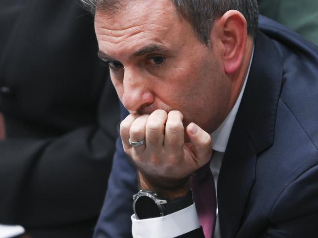 CANBERRA, Australia, NewsWire Photos. June 3, 2024: Federal Treasurer Jim Chalmers during Question Time at Parliament House in Canberra. Picture: NewsWire / Martin Ollman