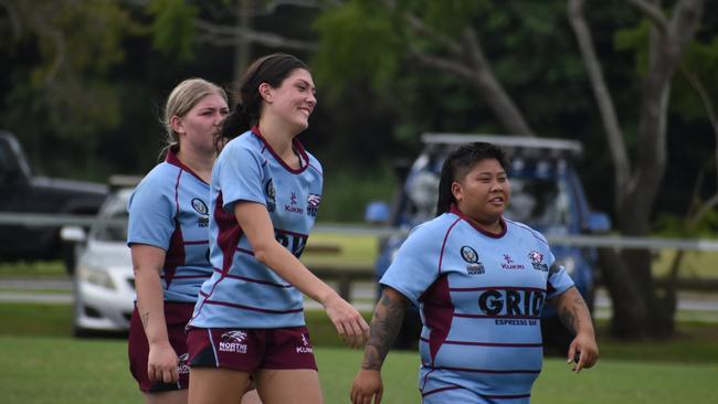 Premier Womens rugby between Wests and Norths. Saturday April 1, 2023. Picture: Nick Tucker.