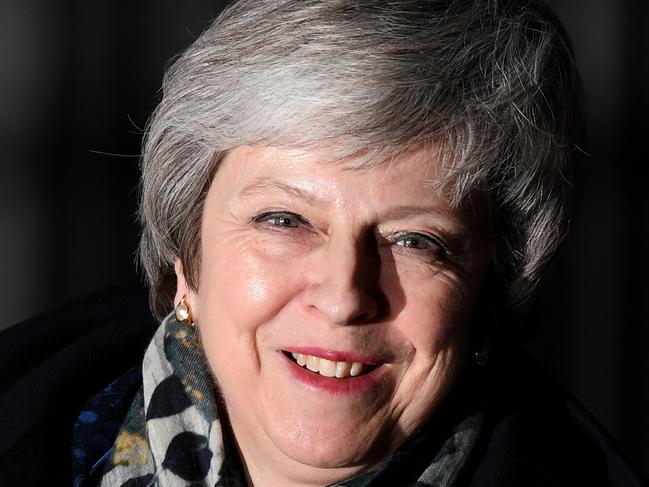 LONDON, ENGLAND - DECEMBER 12: (EDITOR'S NOTE: Alternative crop of image #1072218722) British Prime Minister Theresa May returns to Downing Street after the Confidence Vote in her leadership on December 12, 2018 in London, England. Sir Graham Brady, the chairman of the 1922 Committee, has received the necessary 48 letters (15% of the parliamentary party) from Conservative MP's that will trigger a vote of no confidence in Prime Minister Theresa May. (Photo by Leon Neal/Getty Images)