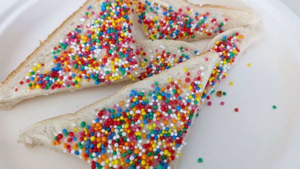 Fairy bread has been a popular school snack for decades in Australia. Picture: Supplied