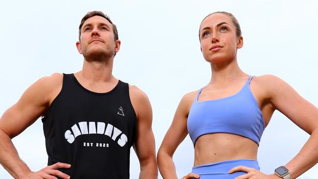 Paris Littlefoot and Brock Day pictured ahead of the Run For Resilience which is aimed at raising funds for mental health support. Northcliffe Tuesday 16th May 2023 Picture David Clark