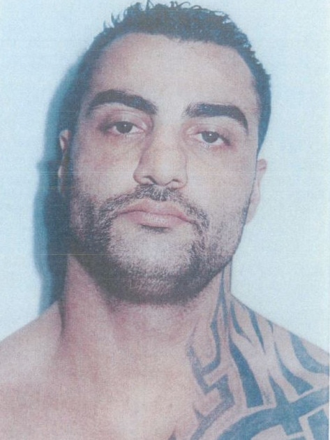 Police photo of Mick Hawi after the 2009 Sydney Airport killing.