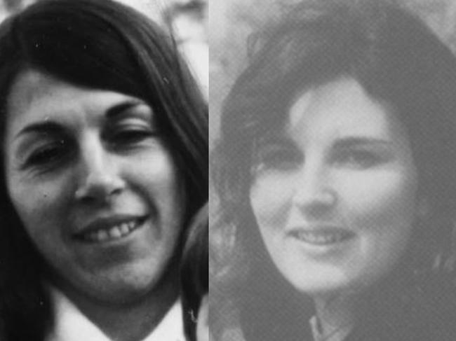 Suzanne Armstrong and Susan Bartlett were killed at a property on Easey St in Collingwood in January 1977. Picture: Supplied