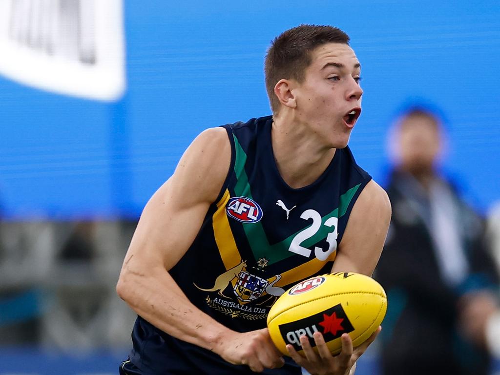 Connor O'Sullivan has an impressive draft year. Picture: Getty Images