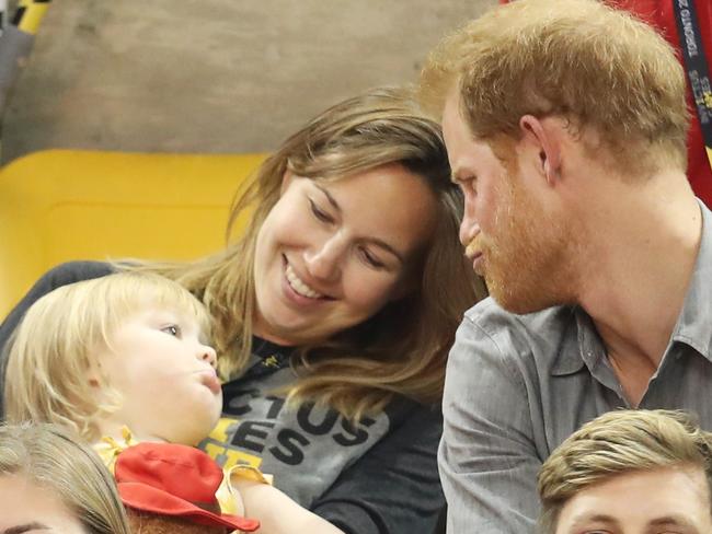 A bit of duck face never disappoints. Picture: Chris Jackson/Getty Images for the Invictus Games Foundation