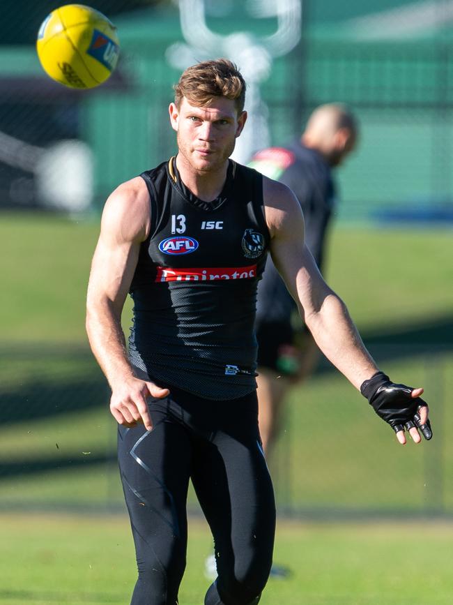 Is Taylor Adams the key to unlocking the Pies’ midfield conundrum? Picture: Jay Town