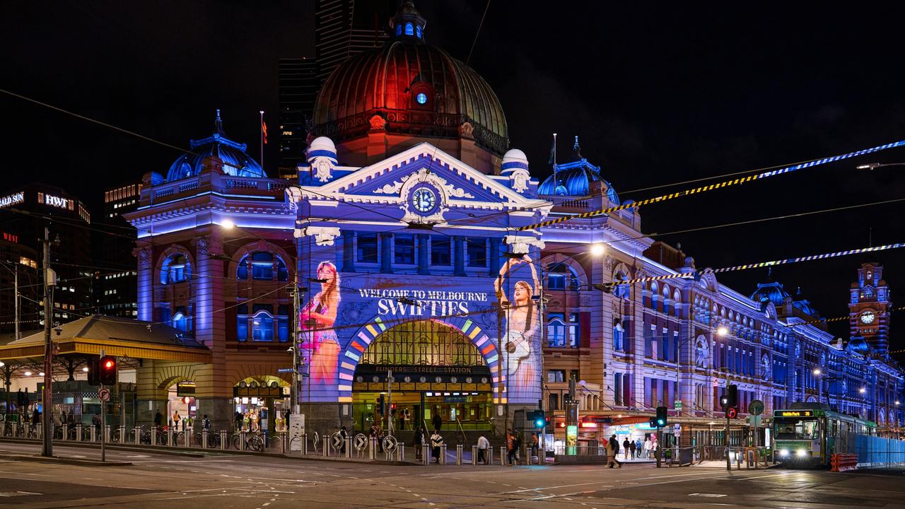 Flinders Street station will be lit up for Taylor Swift’s Era Tour MCG ...