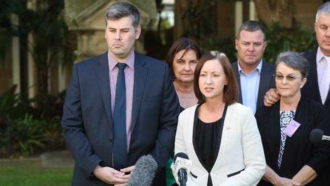 Attorney-General Yvette D'Ath and Minister for Police Mark Ryan. Picture: Peter Wallis