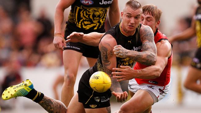 Dustin Martin was a leading scorer for Richmond. Picture: Getty Images