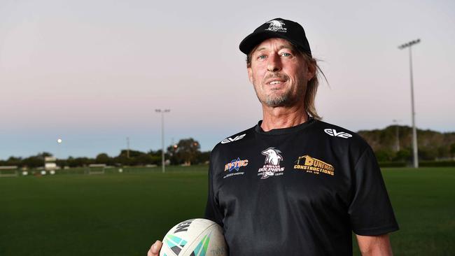 Kawana Dolphins head coach Chris Corbett. Picture: Patrick Woods