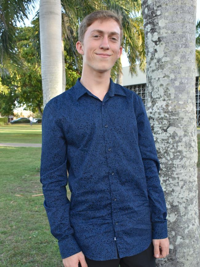 Braden Matton at the Sarina State High School formal at the MECC, Mackay, on Thursday November 19. Picture: Zizi Averill