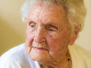 Elsie Hale who lives at Dougherty Villa turns 101 on Wednesday. Picture: Adam Hourigan