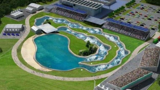 Artist impression of what the Redland Whitewater Centre could look like at Birkdale.