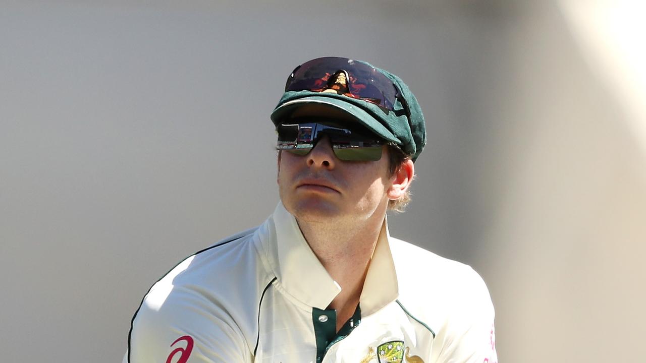 SYDNEY, AUSTRALIA – JANUARY 09: Steve Smith of Australia watches on during day three of the Third Test match in the series between Australia and India at Sydney Cricket Ground on January 09, 2021 in Sydney, Australia. (Photo by Mark Kolbe/Getty Images)