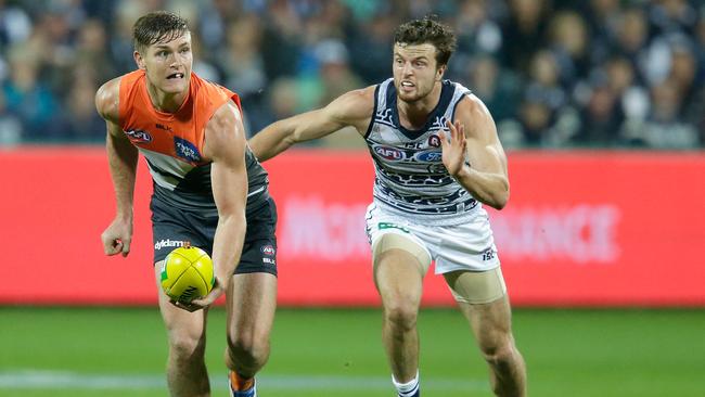 Key position player Adam Tomlinson would be an ideal long-term forward line player for Brisbane. Picture: Darrian Traynor