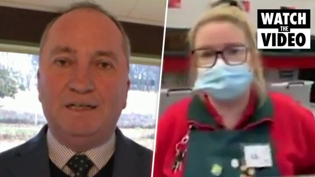 Barnaby Joyce slams 'Karen' who refused to wear mask in Melbourne Bunnings (Sunrise)