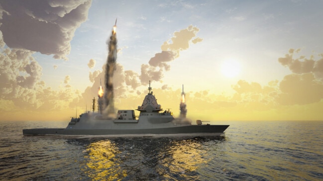 Evolved Hunter Class design for guided missile frigate