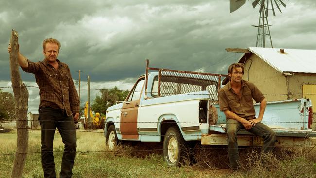 Ben Foster and Chris Pine as the outlaw brothers in Hell or High Water.