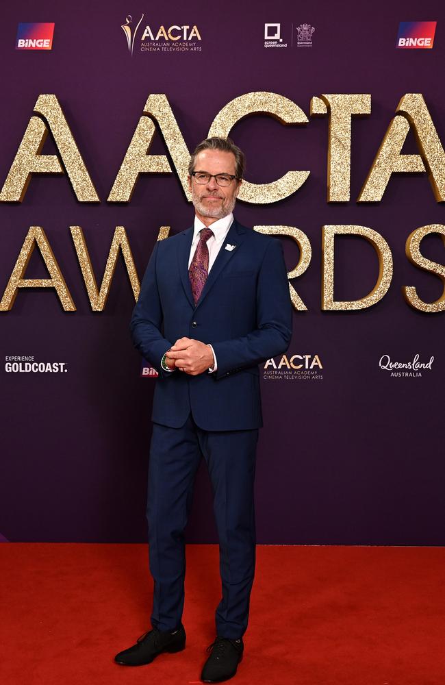 Guy Pearce attends the 2025 AACTA Awards. Picture: Dan Peled