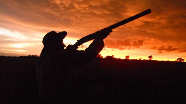 An Aussie soldier who brought his illegal silencer out pig hunting to ‘show off to his mates’ has copped a whopping fine. Picture: BART IRWIN