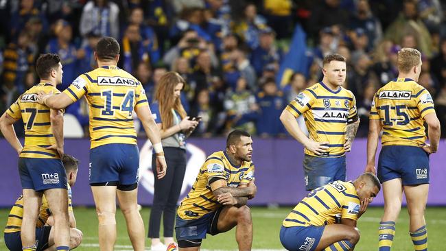 The Eels couldn’t replicate their form from last week. Photo by Daniel Pockett/Getty Images.