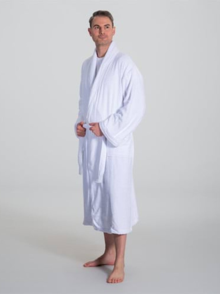 Lusso Unisex Cotton Terry Bathrobes. Picture: Canningvale.