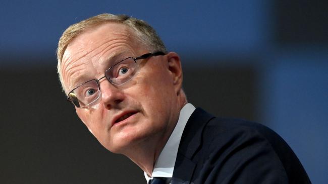 SYDNEY, AUSTRALIA - NewsWire Photos February 2, 2022: Philip Lowe, Governor of the Reserve Bank of Australia, addresses the National Press Club at  The Fullerton Hotel Sydney.Picture: NCA NewsWire / Jeremy Piper