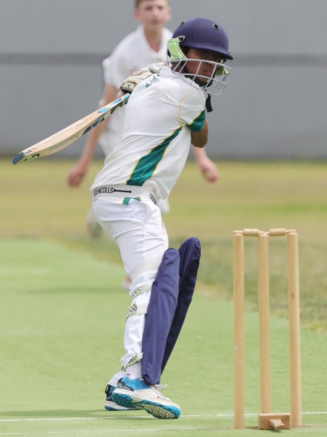 Action shots from the Cricket Junior Country Week match between GCA7 and GCA9 (batting)Picture: Mark Wilson