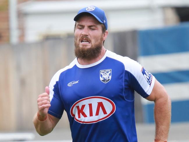 Kieran Foran at Canterbury training ... credit Bulldogs Digital