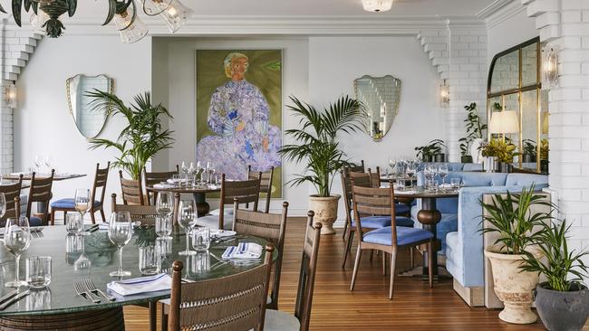 The dining area of Osborn House in the charming town of Bundanoon. Picture: Alan Jensen