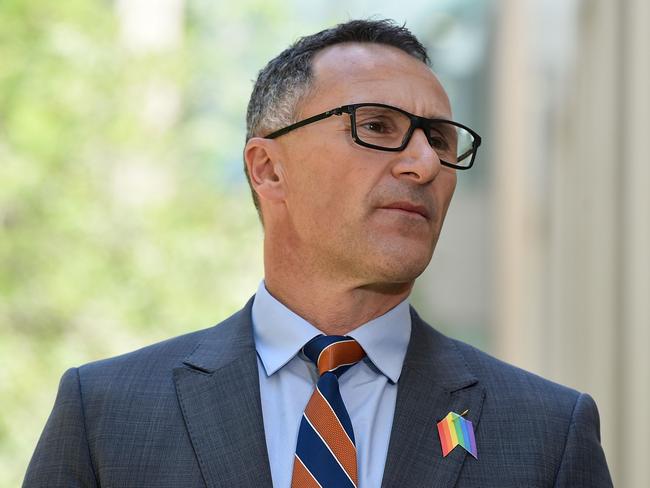 Australian Greens Leader Richard Di Natale has called for Milo Yiannopoulos to be banned from speaking at Parliament House. Picture: Michael Masters/Getty Images