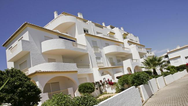 The apartment hotel building where Madeleine McCann disappeared.