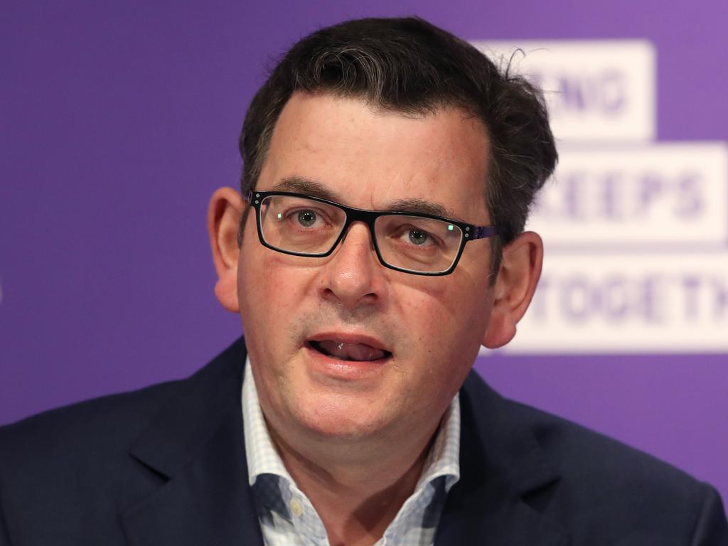 Victorian Premier Daniel Andrews has defended his proposal to extend Victoria’s state of emergency. Picture: David Crosling/NCA NewsWire