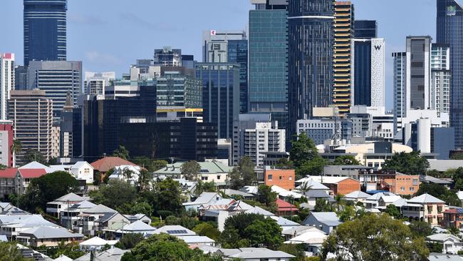 Brisbane home values have fallen for a second straight month, according to CoreLogic. Image: AAP/Darren England.