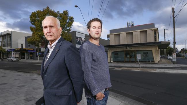 Sustainable Australia Party MLC Clifford Hayes, left, says Melbourne’s population boom has blown up.