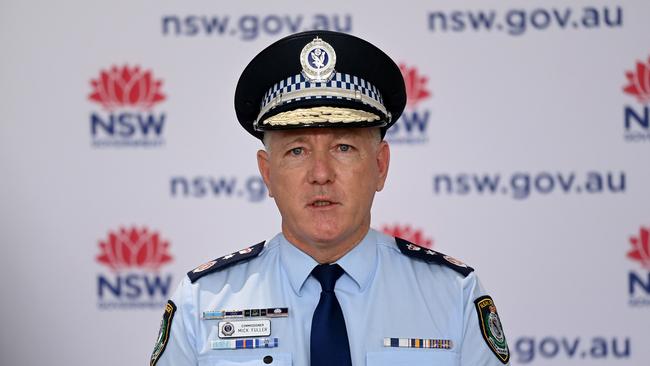 NSW Police Commissioner Mick Fuller. Picture: NCA NewsWire/Bianca De Marchi