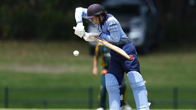 Hayden Checker put in the knock of the weekend for Newcastle against the Central Coast. Picture: Michael Gorton