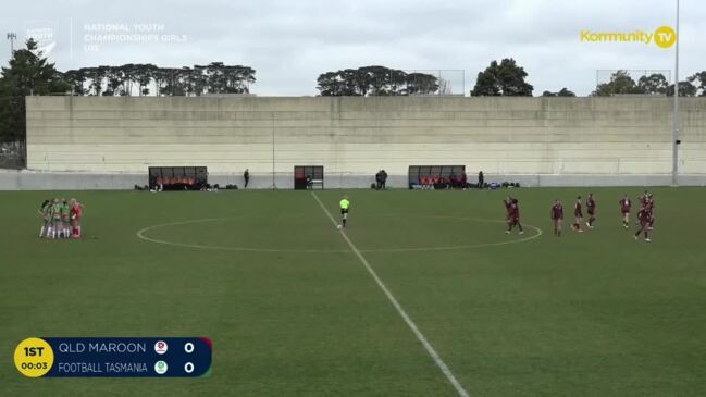 Replay: Queensland Maroon v Tasmania (15C) - Football Australia Girls National Youth Championships Day 3