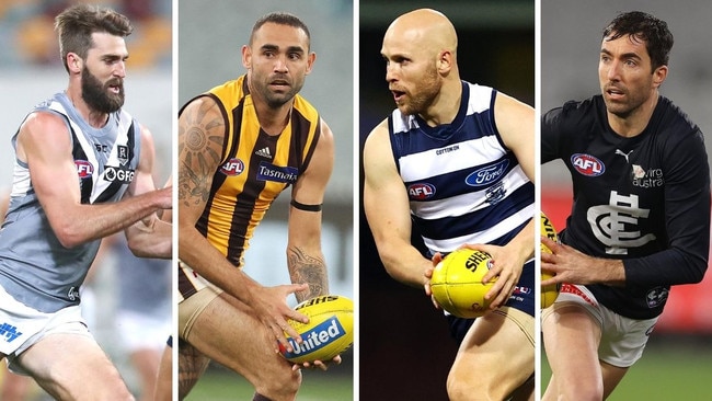 Justin Westhoff, Shaun Burgoyne, Gary Ablett and Kade Simpson may all be playing their final season.