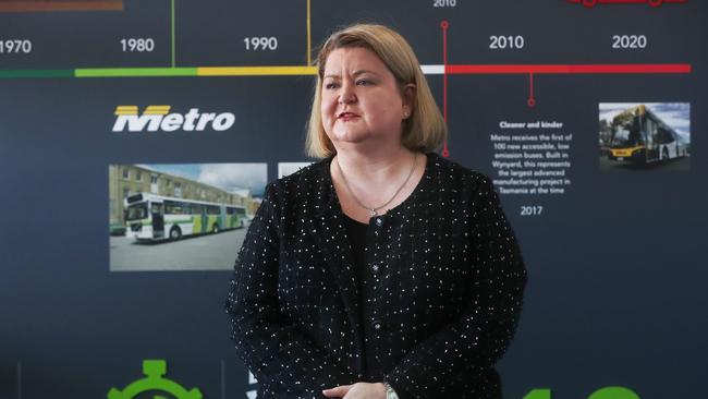 Katie Cooper, CEO of Metro Tasmania. Picture: Nikki Davis-Jones