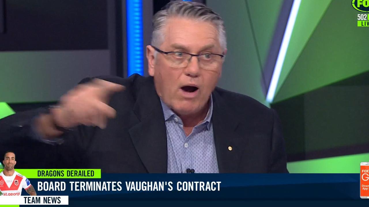 Ray Hadley slammed Paul Vaughan after the prop was dumped by the Dragons.