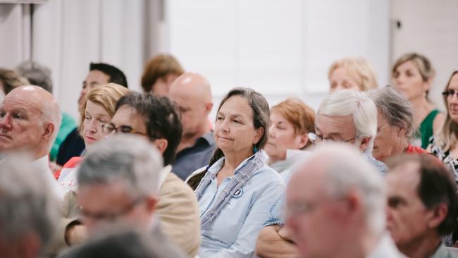 More than 100 people attended the Mount Coot-tha Quarry forum.