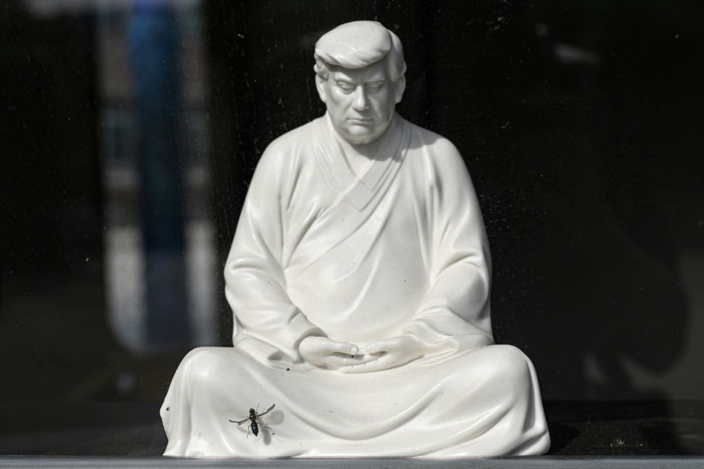 Chinese artist cashes in on Buddha-like Trump statues